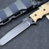 Hogue Knives EX F01 - Flat Dark Earth G-10 Handle Scales / Black A2 Tool Steel Blade / Tanto Blade 35107