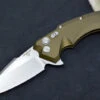 Hogue Knives EX 05 - OD Green Aluminum Handle / 154CM Steel / 3.5" Spear Point Blade 34571