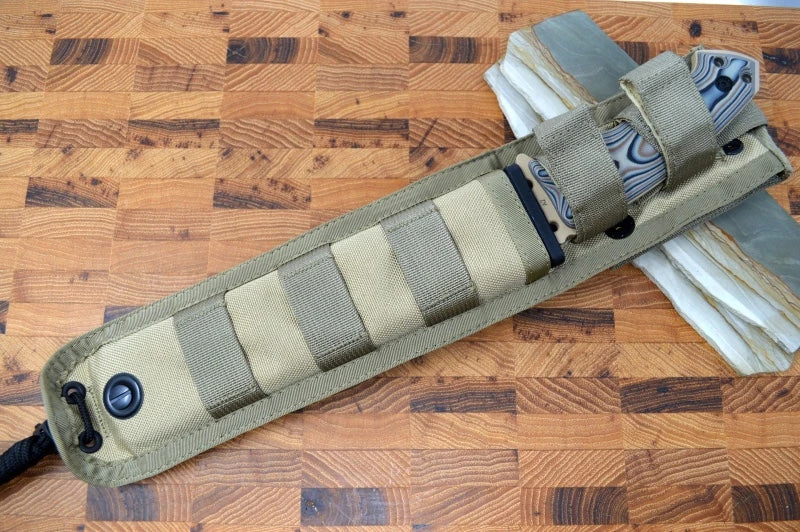 Hogue Knives EX F01 - G10 GMascus Dark Earth Handle Scales / Tan A2 Tool Steel Blade 35153 3 Hogue Knives EX F01 - G10 GMascus Dark Earth Handle Scales / Tan A2 Tool Steel Blade 35153 - Image 3