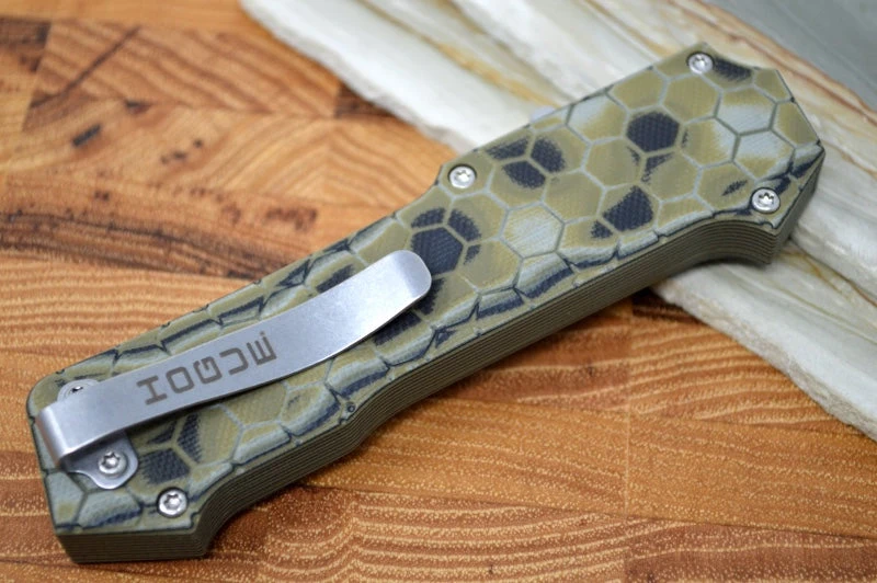 Hogue Knives Compound OTF - Green G-Mascus G-10 Handle / CPM-S30V Blade 34038 5 Hogue Knives Compound OTF - Green G-Mascus G-10 Handle / CPM-S30V Blade 34038 - Image 5