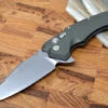 Hogue Knives EX 05 - OD Green Aluminum Handle / Tumbled 154CM Blade 34551-X5