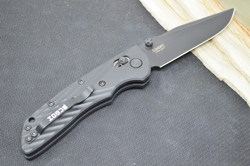 Hogue Knives Deka - Black G-10 Handle / CPM-20CV / Black Clip Point Blade 24276 2 Hogue Knives Deka - Black G-10 Handle / CPM-20CV / Black Clip Point Blade 24276 - Image 2