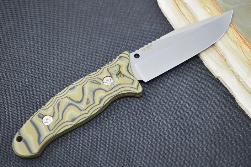Hogue Knives EX F02 - G10 GMascus Green Handle Scales / Stonewash A2 Tool Steel Blade 35278 3 Hogue Knives EX F02 - G10 GMascus Green Handle Scales / Stonewash A2 Tool Steel Blade 35278 - Image 3