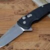 Hogue Knives X1 Microflip - Black Aluminum Handle / 154CM Blade