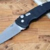 Hogue Knives Microswitch Auto - Black Aluminum Handle / 154CM Blade