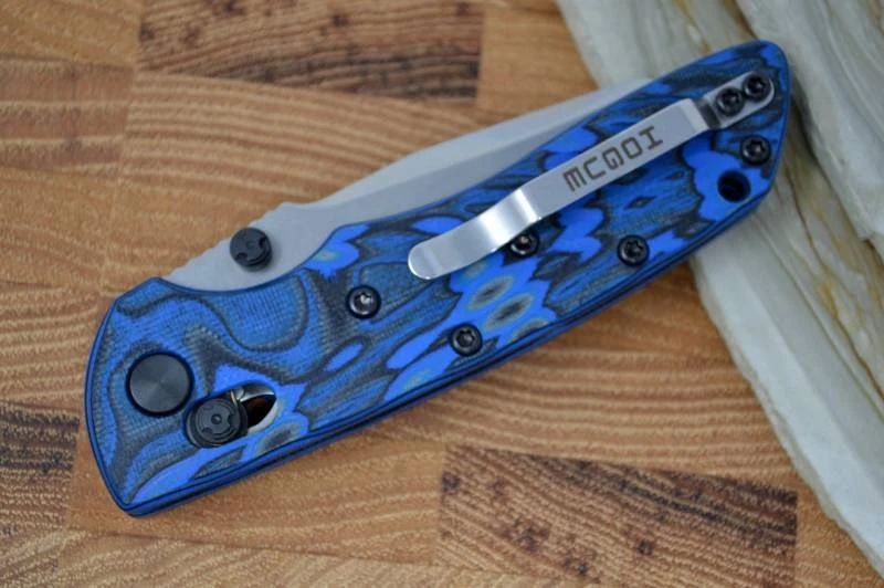 Hogue Knives Deka - Blue Lava G-10 Handle / 20CV Blade 5 Hogue Knives Deka - Blue Lava G-10 Handle / 20CV Blade - Image 5