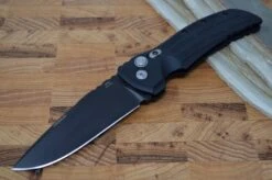 Hogue Knives EX A01 Auto - Matte Black Aluminum Handle / 154CM Blade 34110