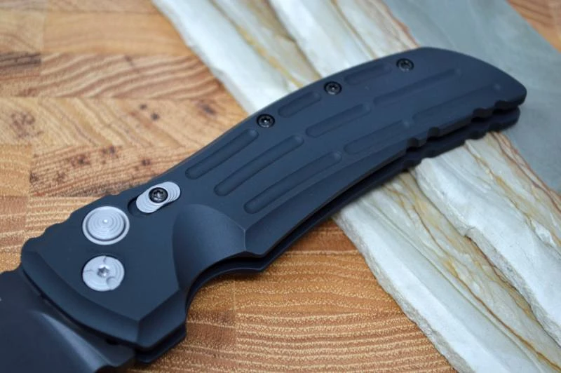 Hogue Knives EX A01 Auto - Matte Black Aluminum Handle / 154CM Blade 34110 2 Hogue Knives EX A01 Auto - Matte Black Aluminum Handle / 154CM Blade 34110 - Image 2