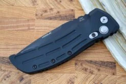 Hogue Knives EX A01 Auto - Matte Black Aluminum Handle / 154CM Blade 34110 9 Hogue Knives EX A01 Auto - Matte Black Aluminum Handle / 154CM Blade 34110 -Knife Country Usa DSC 1899