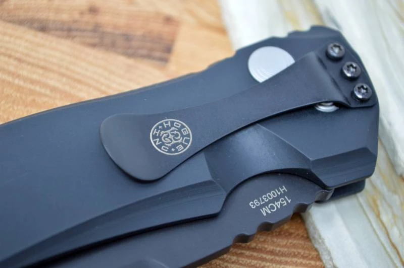 Hogue Knives EX A01 Auto - Matte Black Aluminum Handle / 154CM Blade 34110 6 Hogue Knives EX A01 Auto - Matte Black Aluminum Handle / 154CM Blade 34110 - Image 6