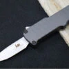 Hogue Knives H&K Micro Incursion OTF - Grey Aluminum Handle / Clip Point / 154CM Steel 54032