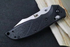 H&K Exemplar - Black G-10 Handle With HK Texture / 154CM Steel / Tumbled Clip Point Blade 54156 5 H&K Exemplar - Black G-10 Handle With HK Texture / 154CM Steel / Tumbled Clip Point Blade 54156 -Knife Country Usa IMG 2576