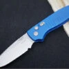 Hogue Knives Ballista - Blue Aluminum Handle / 154CM Drop Point Blade / Tumbled Finish 64133