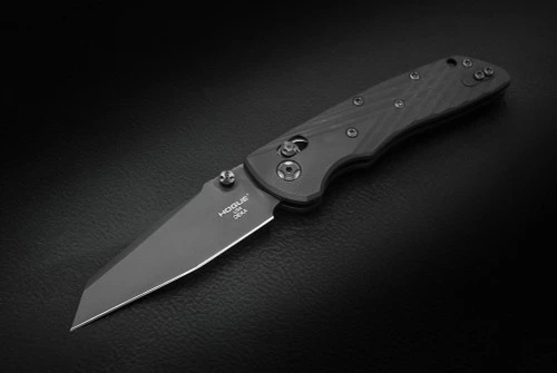 Hogue Knives Deka Ver. 1 Wharncliffe Knife Black Blade W/ G-10 Black Scales - 24266 1 Hogue Knives Deka Ver. 1 Wharncliffe Knife Black Blade W/ G-10 Black Scales - 24266