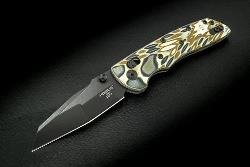 Hogue Knives Deka Ver. 1 Wharncliffe Knife Black Blade FDE G-Mascus - 24267 1 Hogue Knives Deka Ver. 1 Wharncliffe Knife Black Blade FDE G-Mascus - 24267