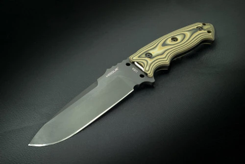 Hogue Knives EX-F01 Tactical Fixed Blade Drop Point Black Finish Green G-10 Scales - 35178 1 Hogue Knives EX-F01 Tactical Fixed Blade Drop Point Black Finish Green G-10 Scales - 35178