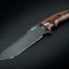 Hogue Knives EX-F01 Tactical Fixed Blade Drop Point Black Finish Cocobolo Hardwood Scales - 35176