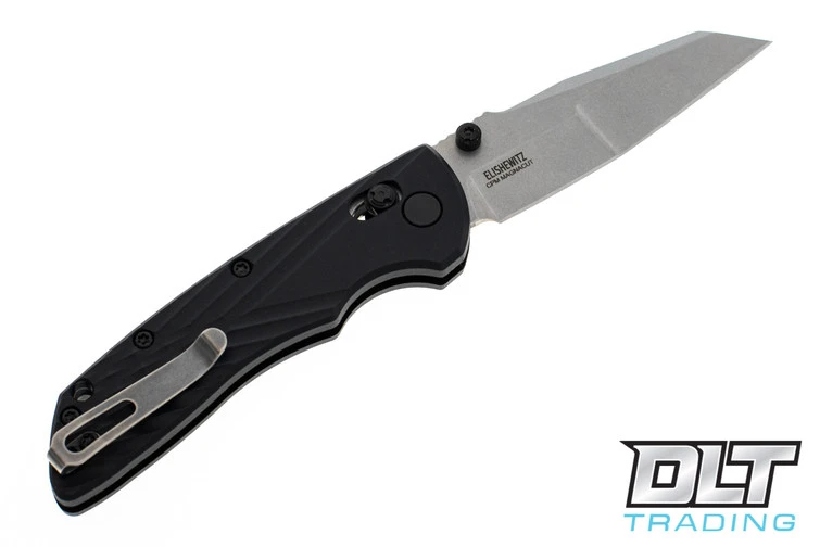 Hogue Deka 3.25" Wharncliffe Blade - Tumbled Finish - Black Polymer Frame 2 Hogue Deka 3.25" Wharncliffe Blade - Tumbled Finish - Black Polymer Frame - Image 2