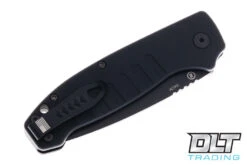 Hogue Ballista 3.5" Drop Point - Black Cerakote Blade - Black Matte Aluminum Frame -Knife Country Usa hogue ballista 107225 30050.1665170169
