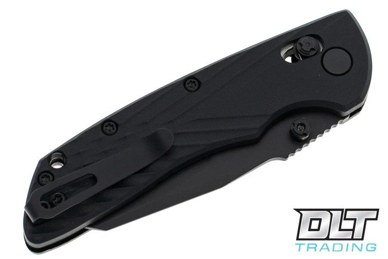 Hogue Deka 3.25" Wharncliffe - Black Cerakote Blade - Black Polymer 4 Hogue Deka 3.25" Wharncliffe - Black Cerakote Blade - Black Polymer - Image 4