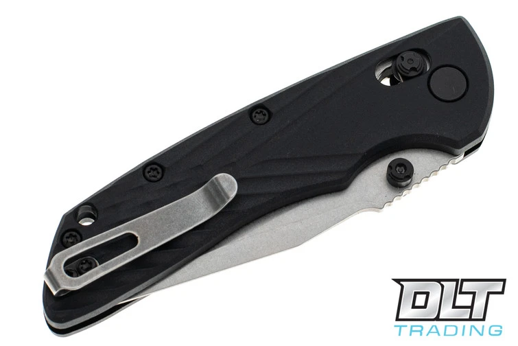 Hogue Deka 3.25" Clip Point - Tumbled Blade - Black Polymer 4 Hogue Deka 3.25" Clip Point - Tumbled Blade - Black Polymer - Image 4
