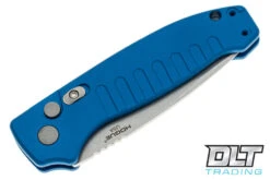 Hogue Ballista - Blue Aluminum Matte - Tumbled - Drop Point -Knife Country Usa hogue knives 83024 80815.1661954632