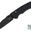 Hogue Deka - Black Polymer - Clip Point - Black Cerakote Finish